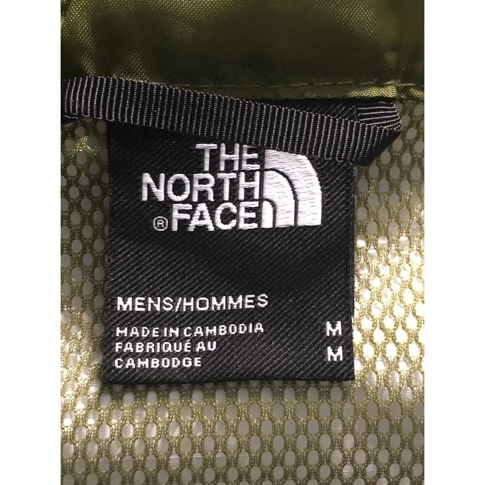 The North Face Jacket Mens Medium Green Antora Dryvent Ripstop Hood Water Repel
